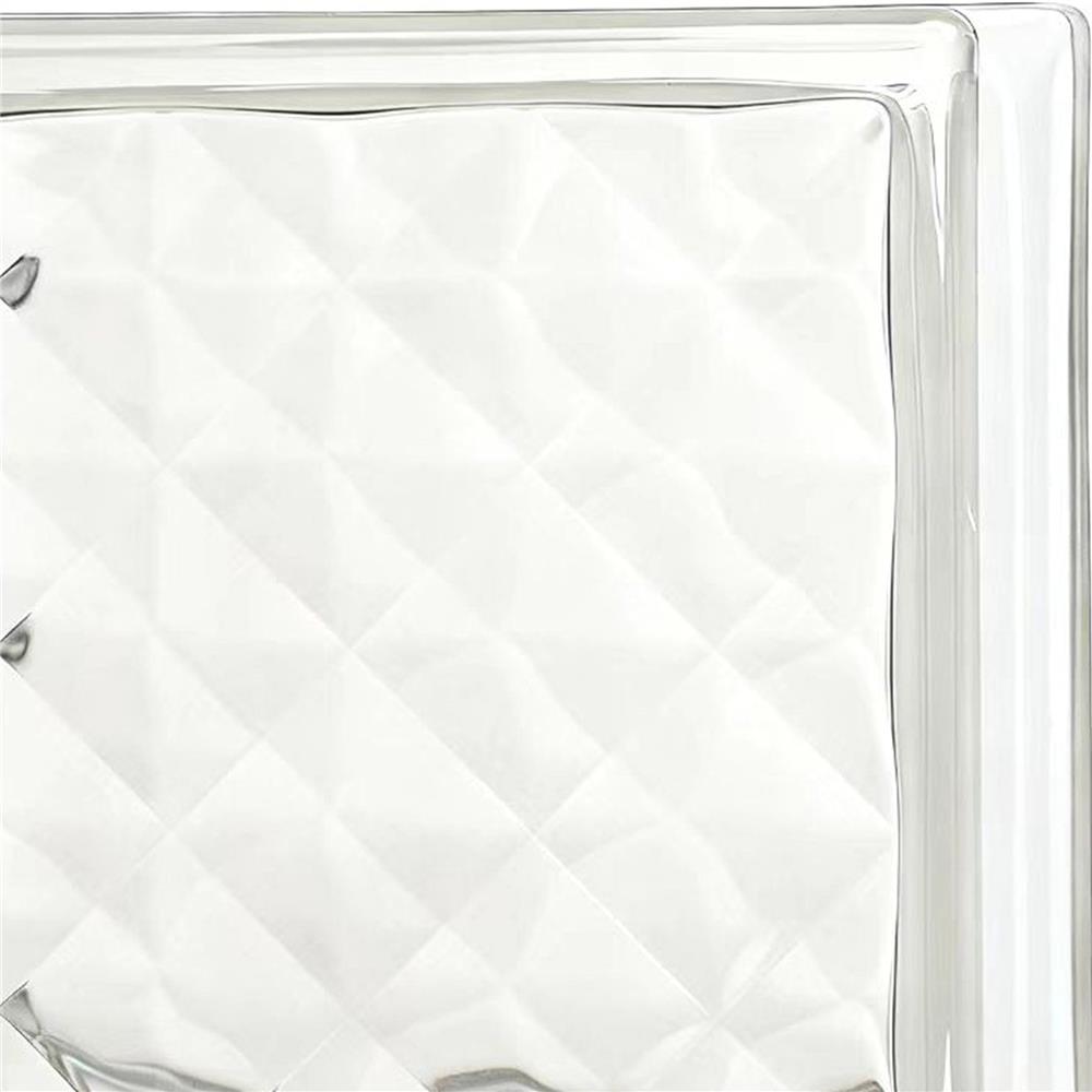 อิฐแก้ว 19x19x8 ซม. JING HUA จีเวล สีใส