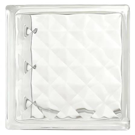 อิฐแก้ว 19x19x8 ซม. JING HUA จีเวล สีใส_0