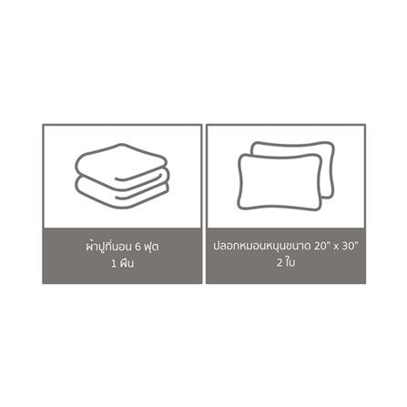 ชุดผ้าปูที่นอน 6 ฟุต (ชุด 3 ชิ้น) PERICO REGAL SOLID RS097_5