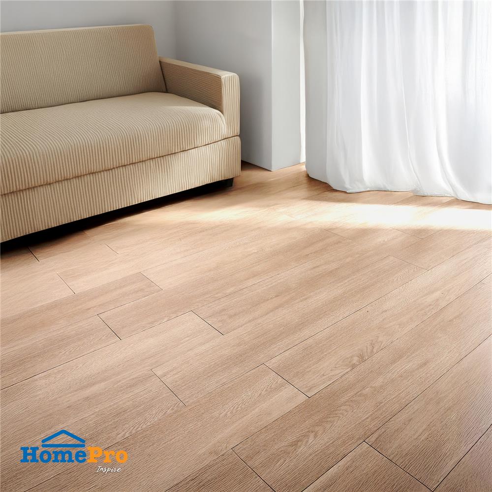 พื้น SPC CROBERN 5.5 มม. 2.23 ตร.ม. สี SAND BEIGE (แพ็ก 10 ชิ้น)