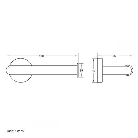 ที่ใส่กระดาษ RASLAND W1525-W2468 สเตนเลส_1