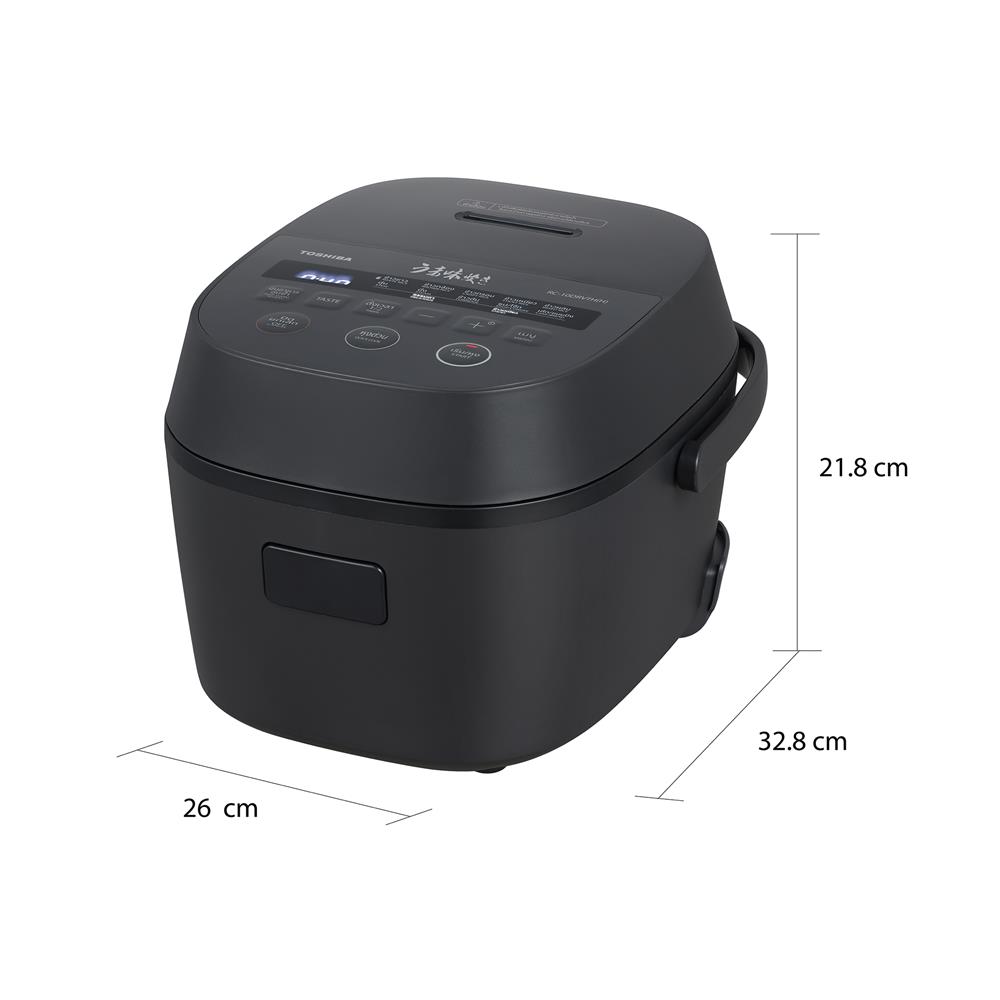 หม้อหุงข้าว DIGITAL TOSHIBA RC-10DRVTH(H) 1 ลิตร
