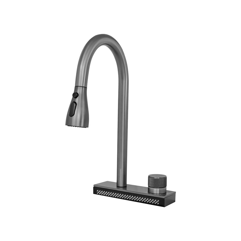 ซิงค์ฝัง 2 หลุม 1 ที่พัก + ก๊อกซิงค์ AXIA EXPERTISE 12050 SILVER + NIAGARA GUN METAL