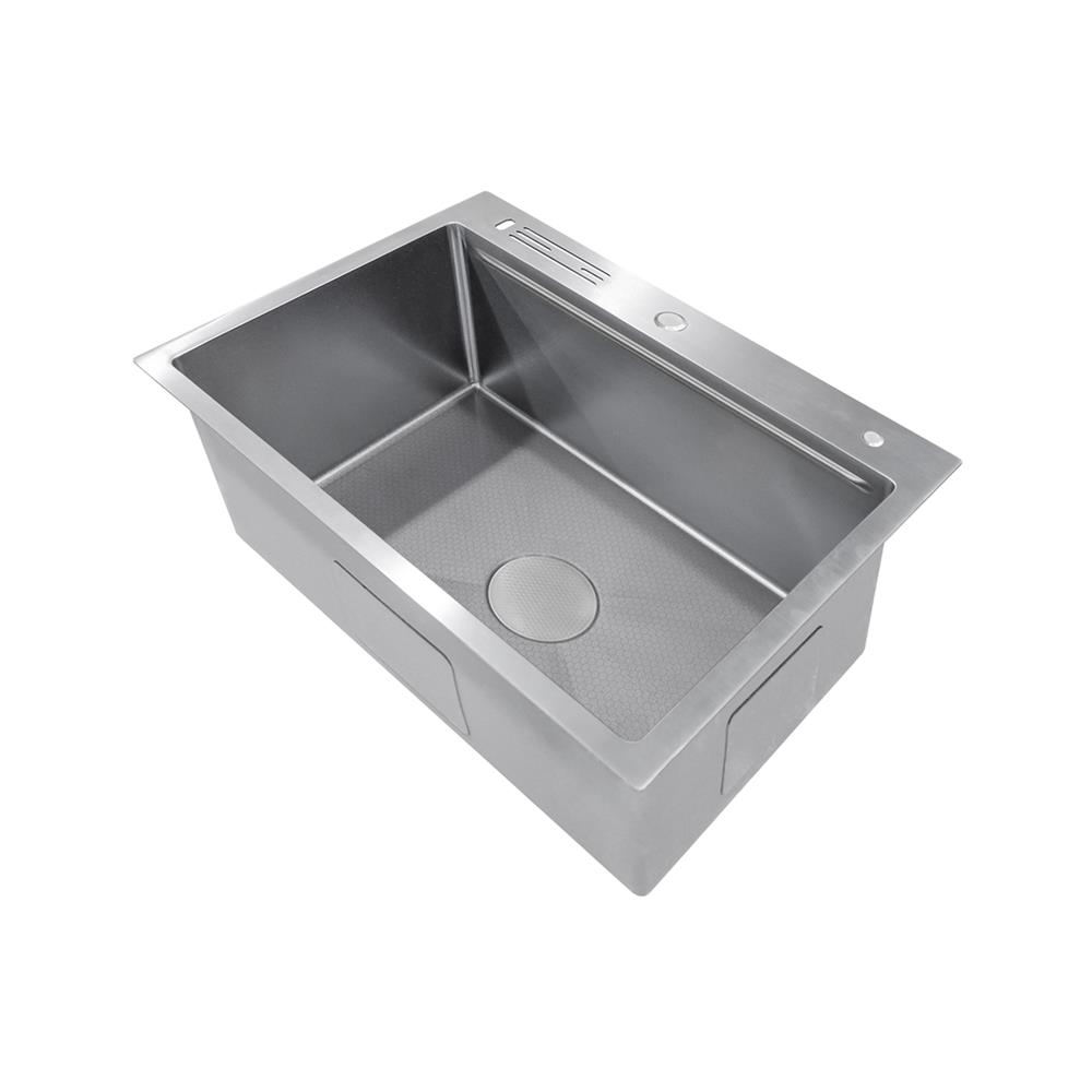 ซิงค์ฝัง 1 หลุม + ก๊อกซิงค์ AXIA EXPERTISE 8250 SILVER + NIAGARA GUN METAL