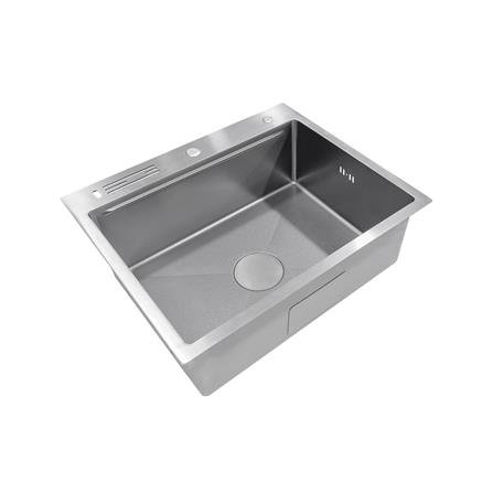 ซิงค์ฝัง 1 หลุม + ก๊อกซิงค์ AXIA EXPERTISE 8250 SILVER + NIAGARA GUN METAL_1