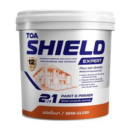 สีน้ำทาภายนอก ชนิดกึ่งเงา TOA SHIELD EXPERT SUPERI...