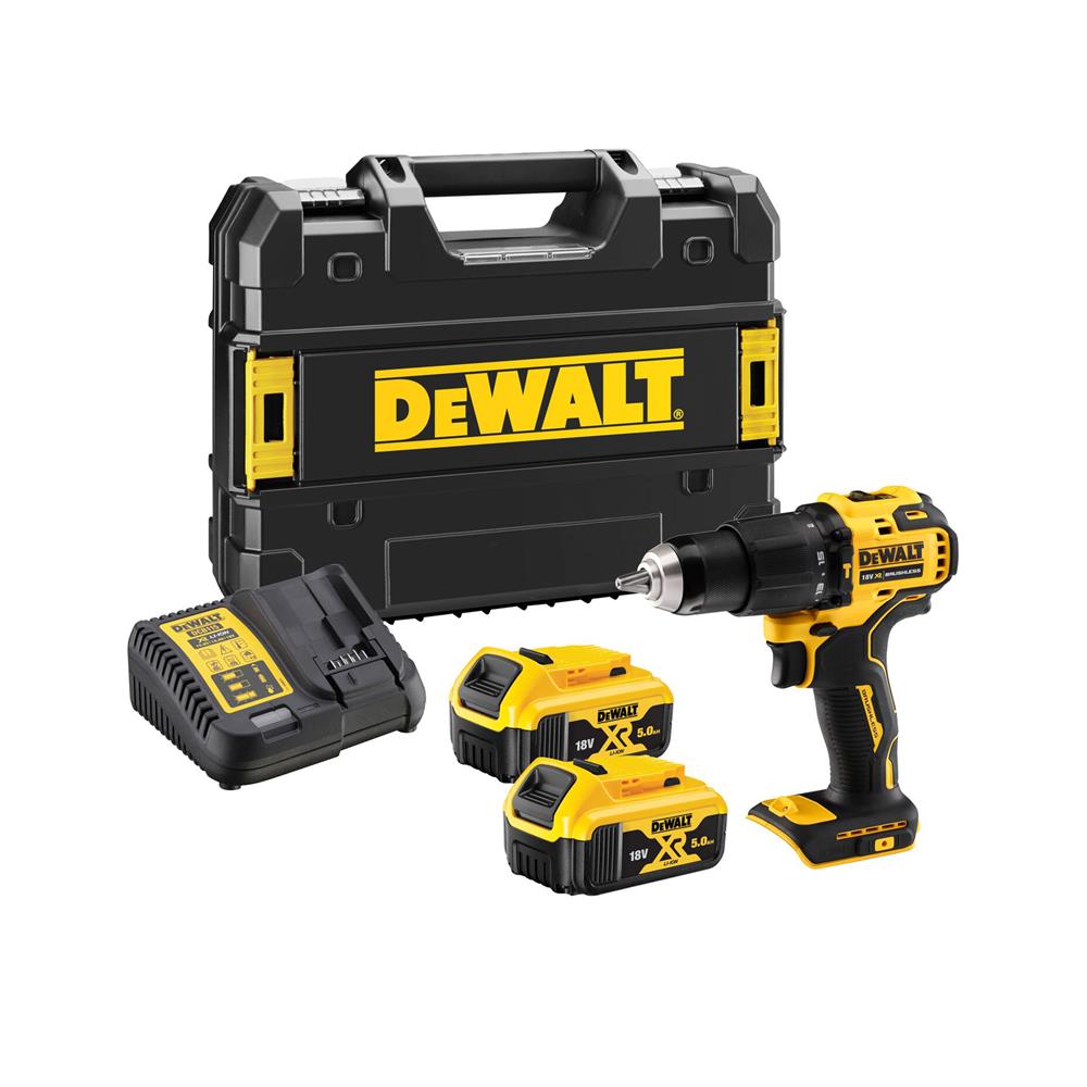 สว่านกระแทกไร้สาย DEWALT DCD709P2T-B1 18 โวลต์