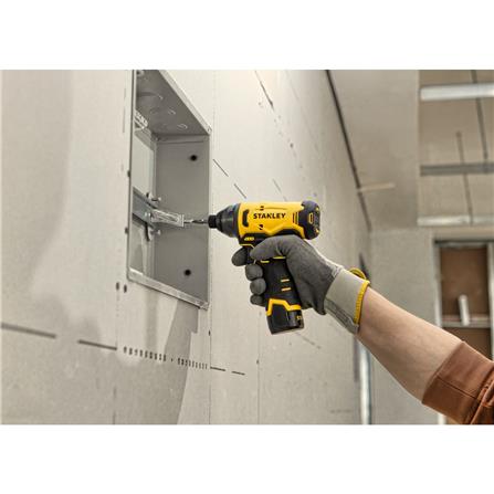 ไขควงกระแทก (พร้อมแบตเตอรี่และแท่นชาร์จ) STANLEY SCI10D2K-B1 12 โวลต์_6