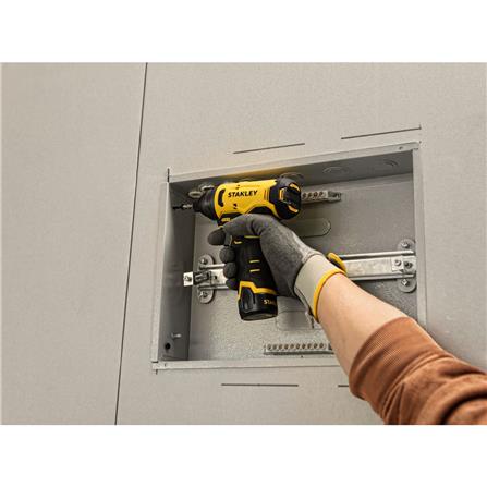 ไขควงกระแทก (พร้อมแบตเตอรี่และแท่นชาร์จ) STANLEY SCI10D2K-B1 12 โวลต์_7