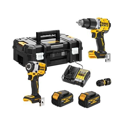 ชุดสว่านกระแทก และบล็อกกระแทกไร้สาย DEWALT DCZ294P2GTA-B1 18V_2