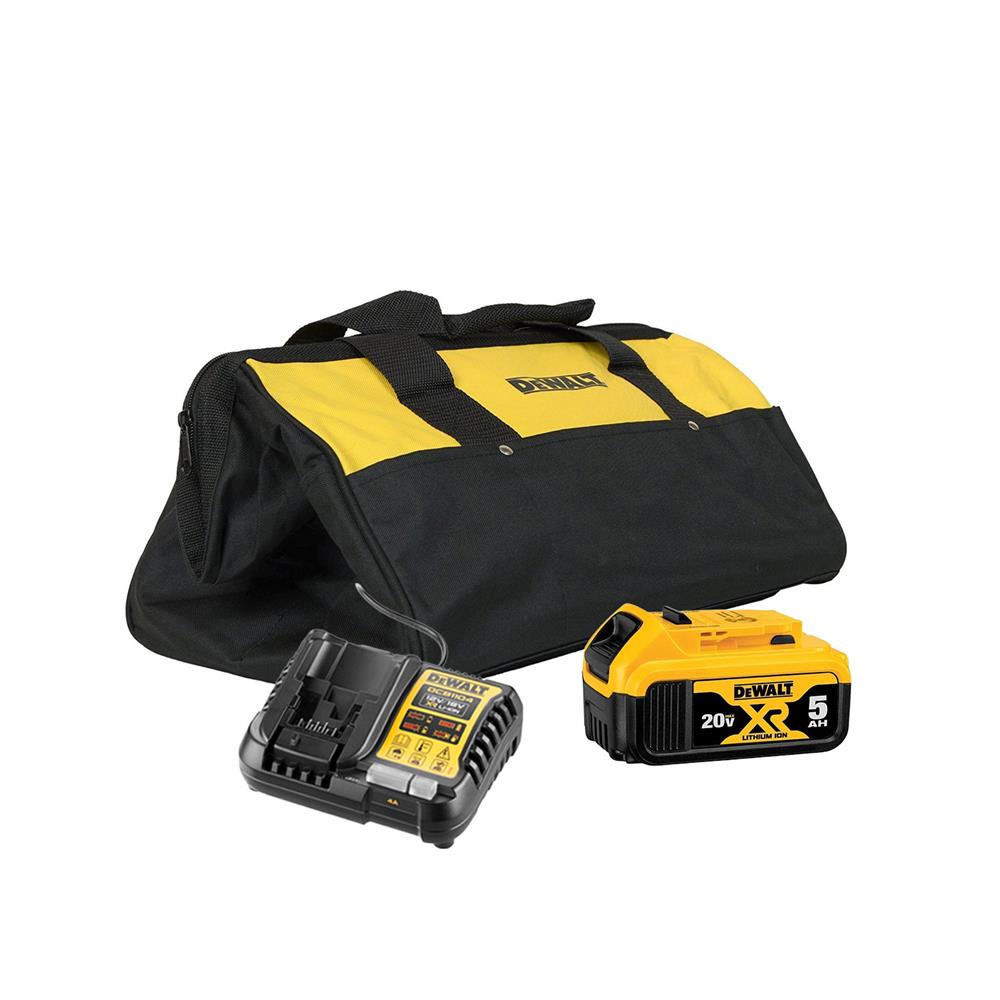 ชุดแบตเตอรี่พร้อมที่ชาร์จ DEWALT DCB1104P1-B