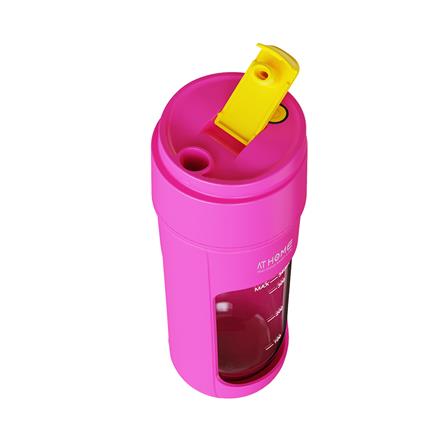 เครื่องปั่นน้ำผลไม้พกพา AT HOME 10HO00087 0.34 ลิตร สีชมพู_2