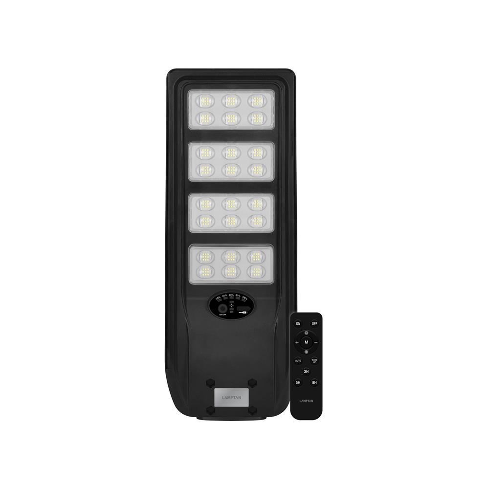 ไฟถนน SOLAR LAMPTAN METRO 400 วัตต์ DAYLIGHT สีดำ