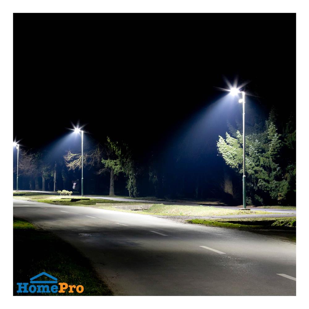 ไฟถนน SOLAR LAMPTAN CURVY 350 วัตต์ DAYLIGHT สีดำ