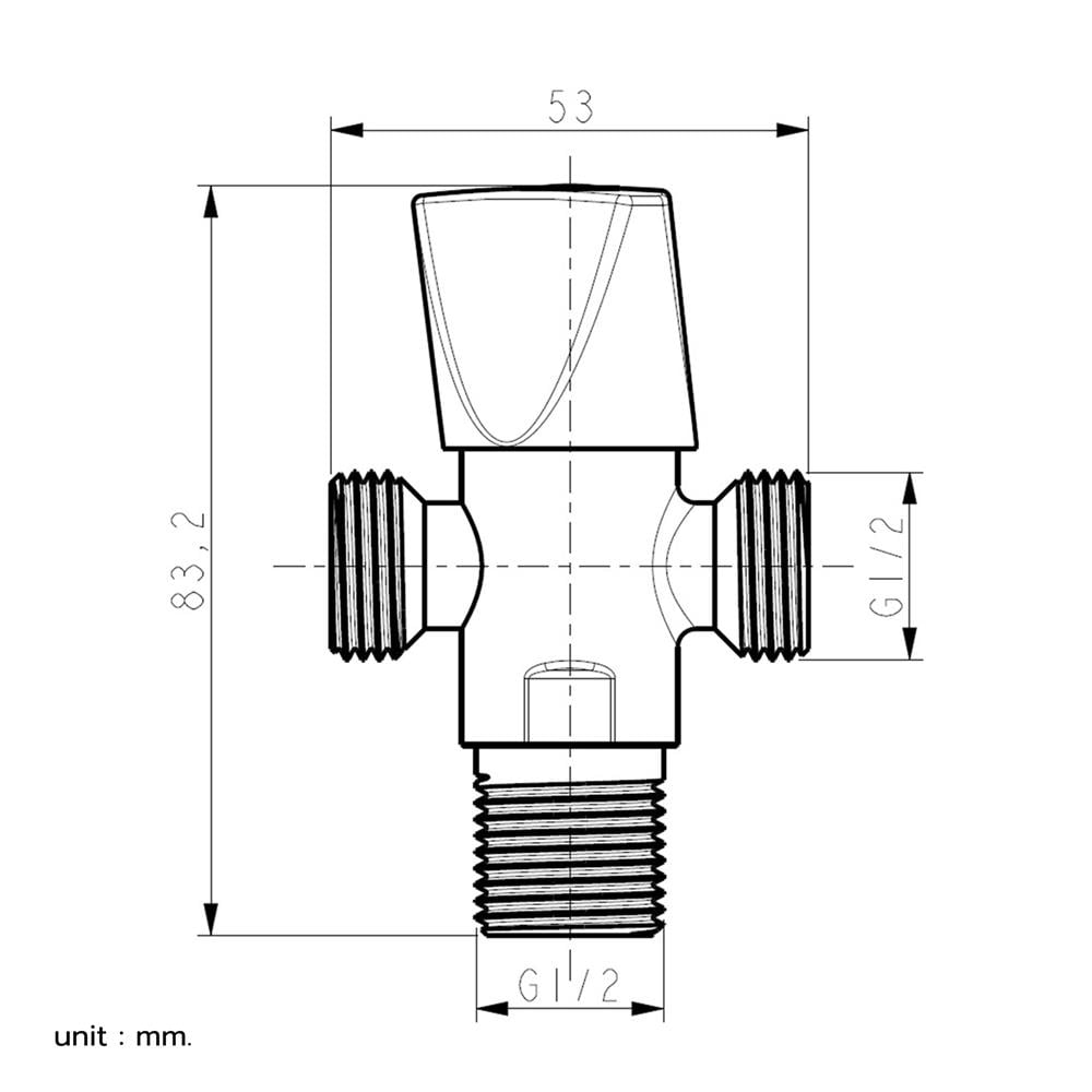 สต๊อปวาล์ว 2 ทาง MOYA MY-012