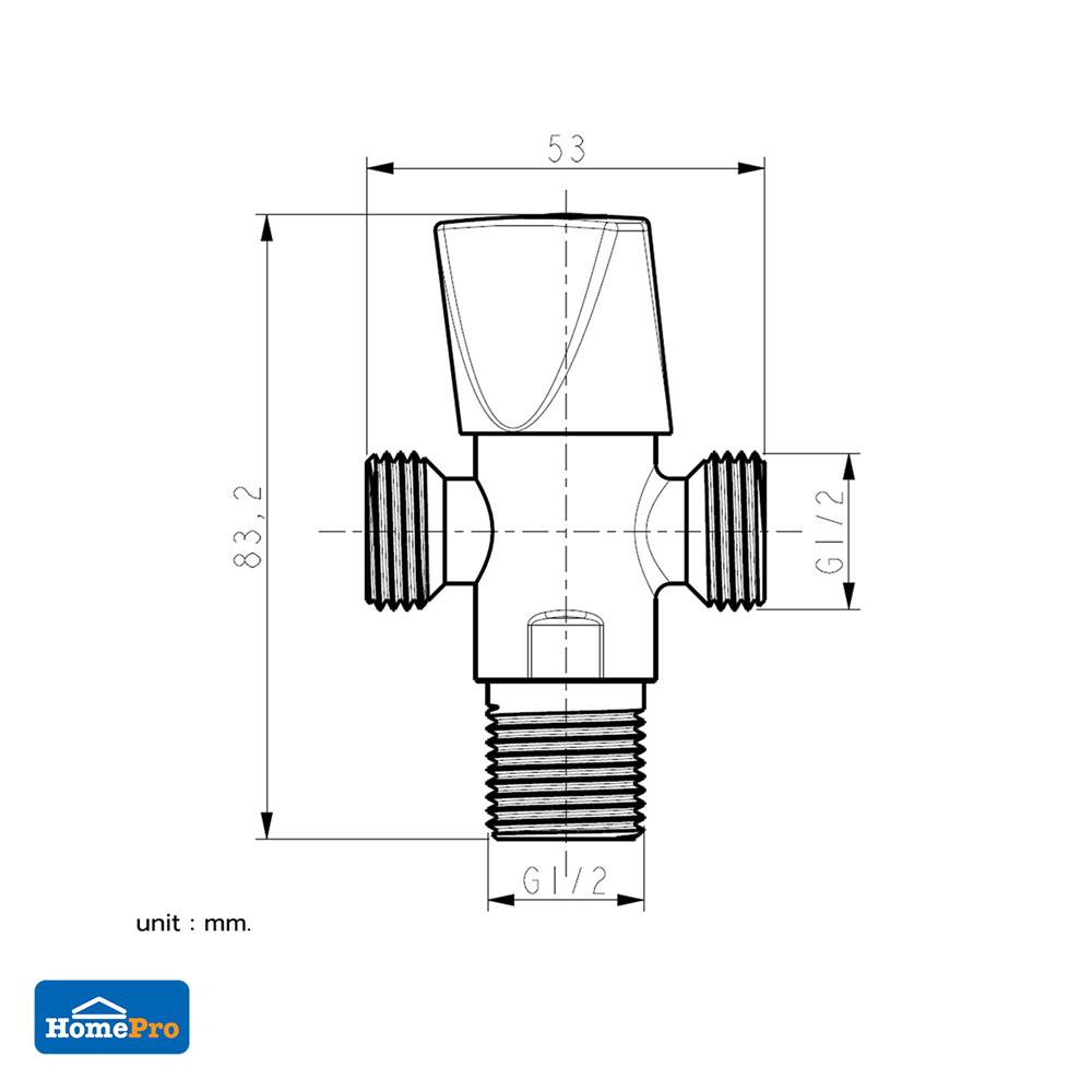 สต๊อปวาล์ว 2 ทาง MOYA MY-012