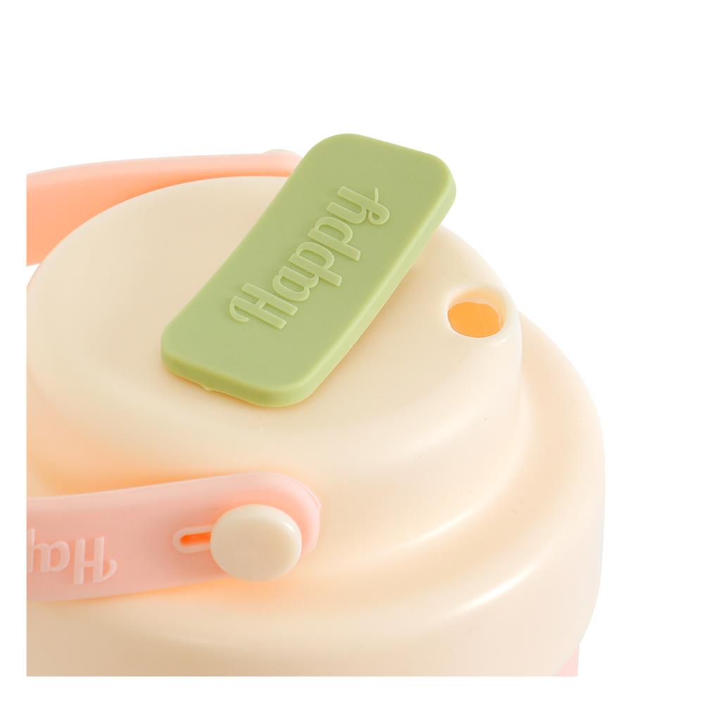 แก้วน้ำพร้อมฝา 350 มล. KECH CUTE สีชมพู