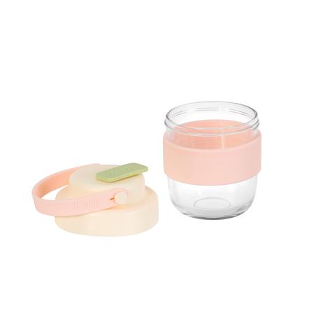 แก้วน้ำพร้อมฝา 350 มล. KECH CUTE สีชมพู_1