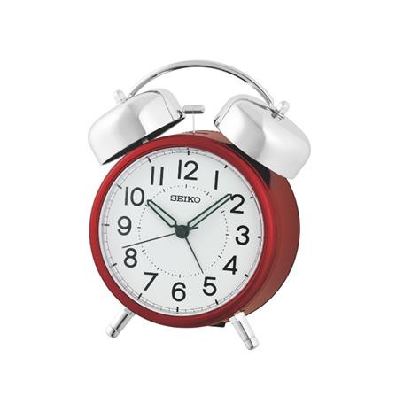นาฬิกาปลุก SEIKO CLOCKS QHK063R 5.9x4.8 นิ้ว สีแดง_0
