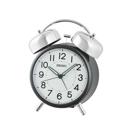 นาฬิกาปลุก SEIKO CLOCKS QHK063K 5.9x4.8 นิ้ว สีดำ_0