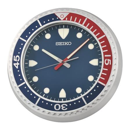 นาฬิกาแขวน SEIKO CLOCKS 17.6 นิ้ว สีแดง/น้ำเงิน_0