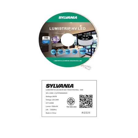 ไฟเส้น LED SYLVANIA LUMISTRIP HV LED 8 วัตต์/เมตร DAYLIGHT 50 เมตร_10