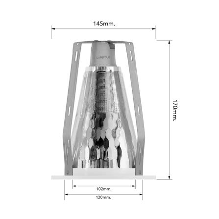 ดาวน์ไลท์ LAMPTAN BUNDLE 6 นิ้ว สีขาว E27 (แพ็ก 4 ชิ้น)_5