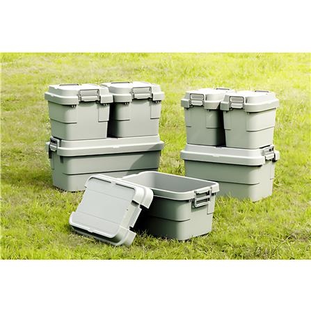 กล่องเครื่องมือ DIY TRUSCO GYCF-30 30 ลิตร สีเทา_2