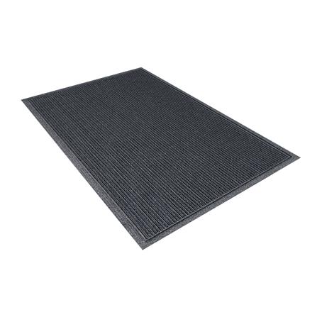 พรมเช็ดเท้าดักฝุ่น KLEEN-TEX STRIPE 90x115 ซม. สีเทาเข้ม_4