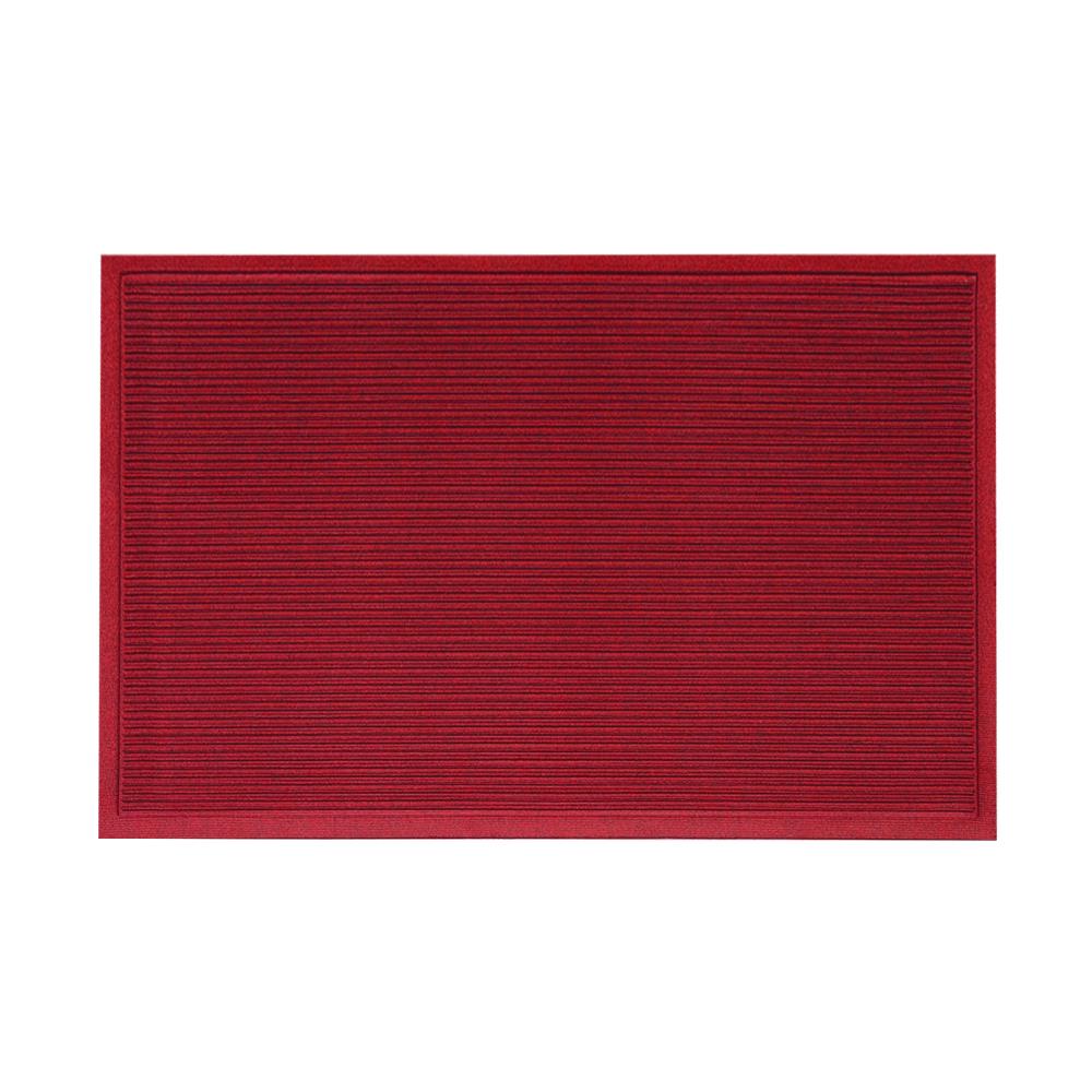 พรมเช็ดเท้าดักฝุ่น KLEEN-TEX STRIPE 60x90 ซม. สีแดง