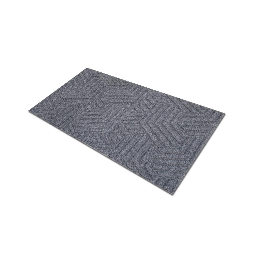 พรมเช็ดเท้าดักฝุ่น DEE-ECO 60X90 ซม. สีเทา