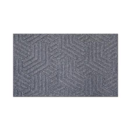 พรมเช็ดเท้าดักฝุ่น DEE-ECO 60X90 ซม. สีเทา_0
