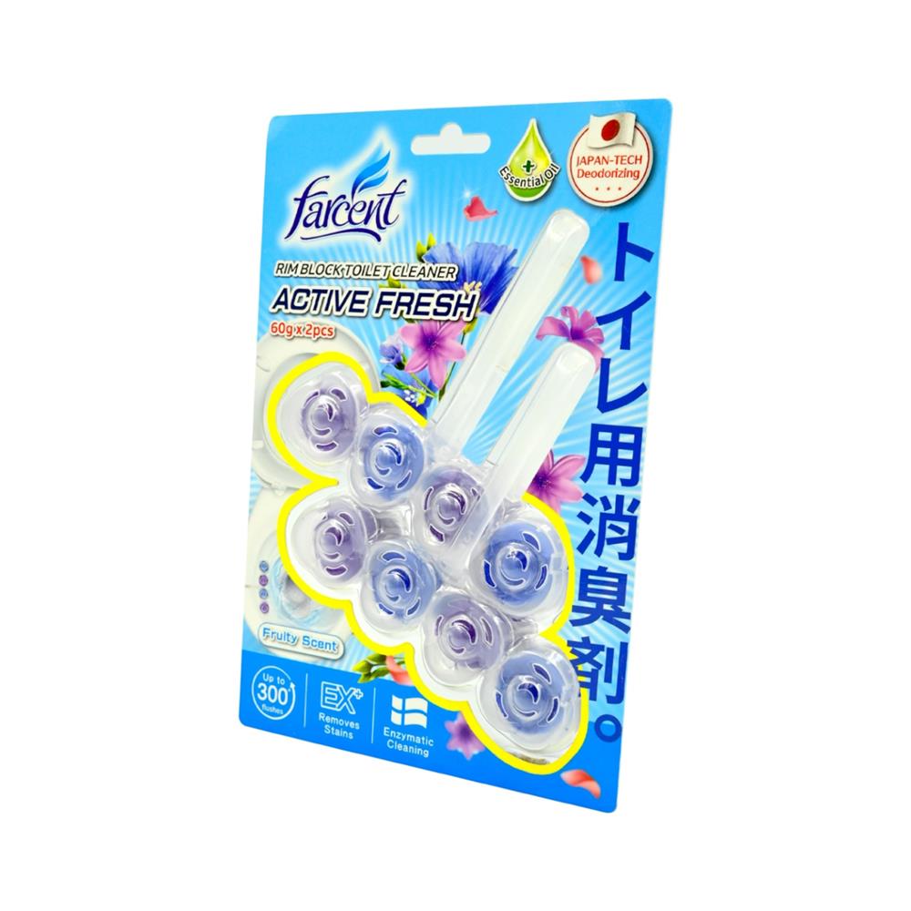 ริมบล็อคทอยเล็ตคลีนเนอร์ FARCENT 60 กรัม ฟรุตตี้