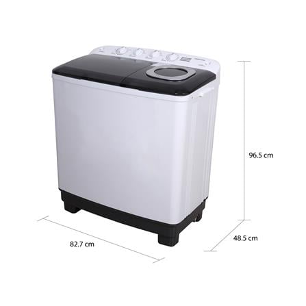 เครื่องซักผ้า 2 ถัง TOSHIBA VH-Q110MT 10 กก. สีขาว_6