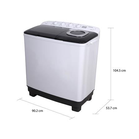 เครื่องซักผ้า 2 ถัง TOSHIBA VH-Q150MT 14 กก. สีขาว_5