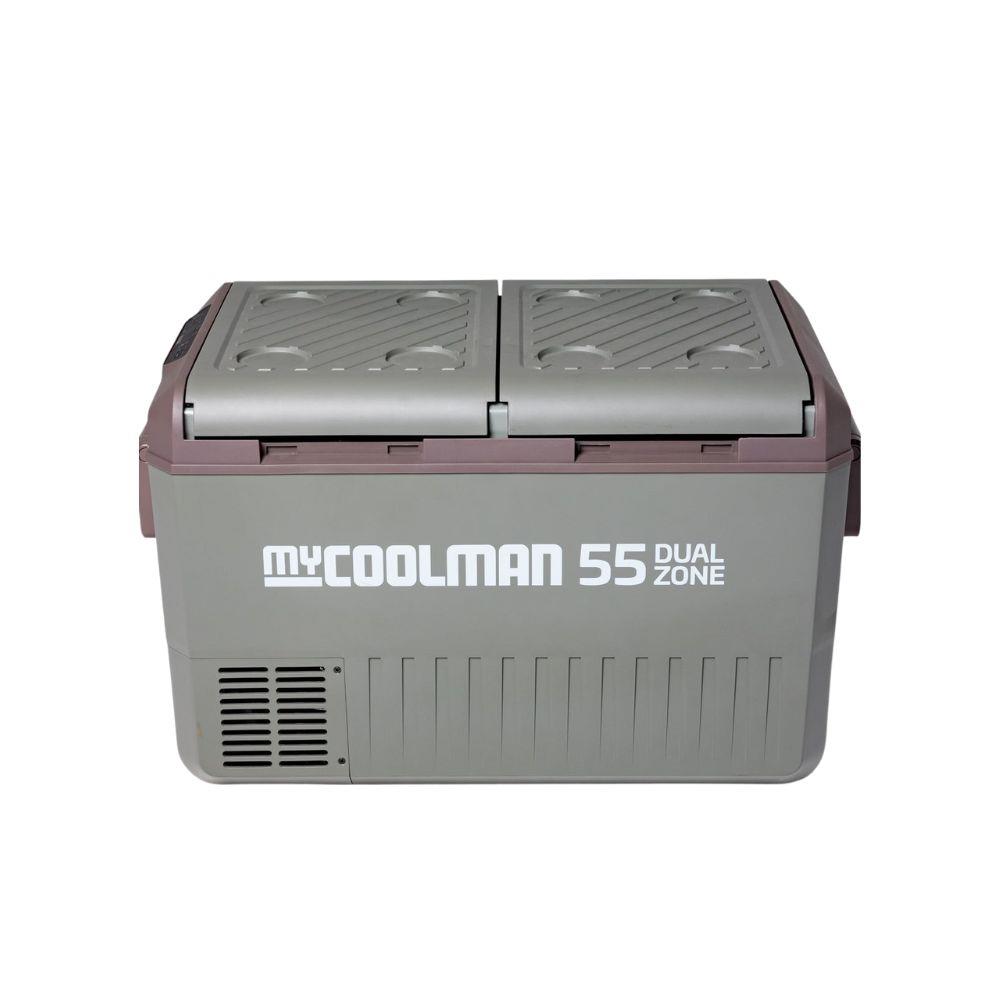 ตู้แช่แข็ง MYCOOLMAN MCM55DZ 55 ลิตร สีเขียว/น้ำตาล