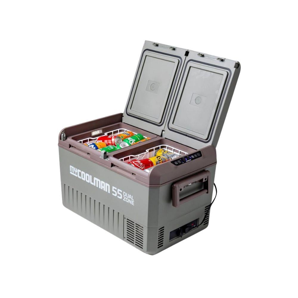 ตู้แช่แข็ง MYCOOLMAN MCM55DZ 55 ลิตร สีเขียว/น้ำตาล