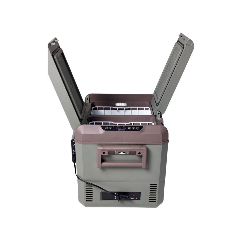 ตู้แช่แข็ง MYCOOLMAN MCM55DZ 55 ลิตร สีเขียว/น้ำตาล