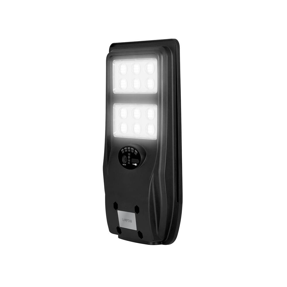 ไฟถนน SOLAR LAMPTAN METRO 200 วัตต์ DAYLIGHT สีดำ