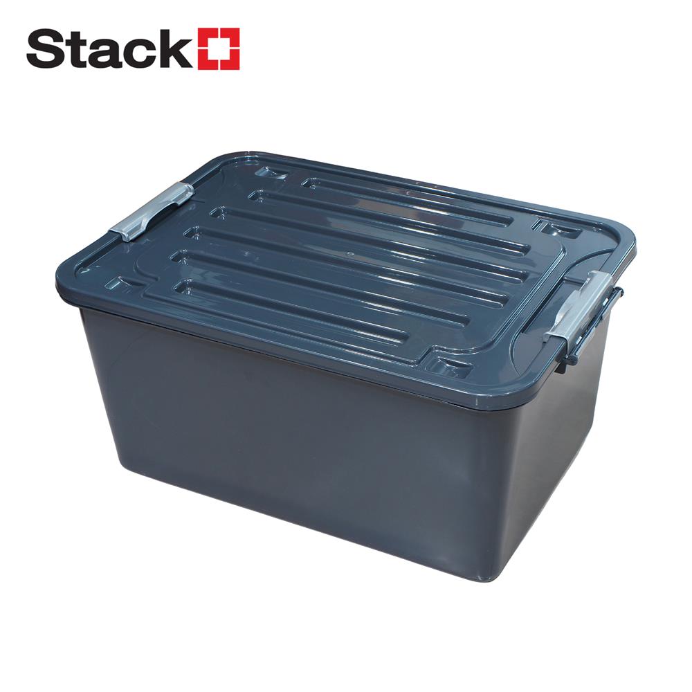 กล่องเก็บของ STACKO 50 ลิตร 42x60x29 ซม. สีเทา