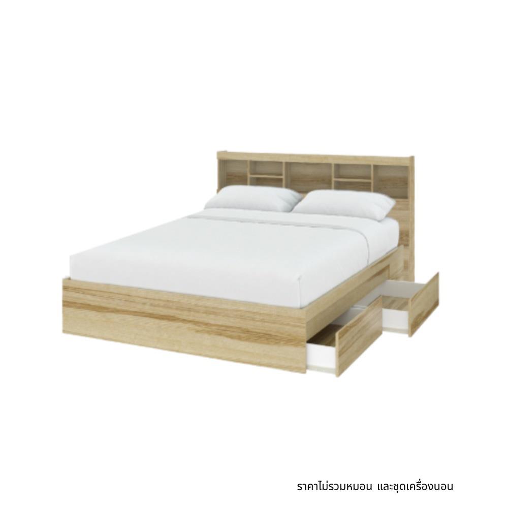 ชุดห้องนอน 5 ฟุต KONCEPT MOLLY 59063949 สีลินด์เบิร์กโอ๊ค