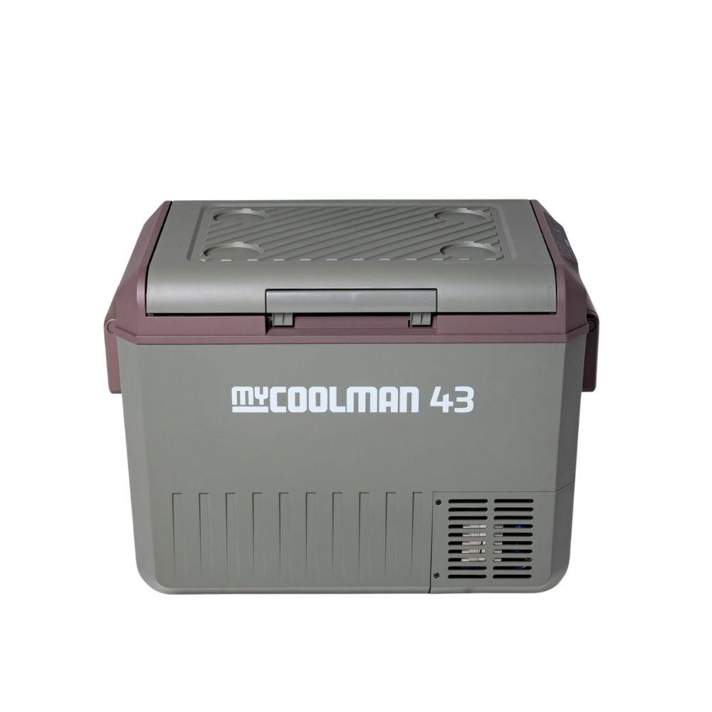 ตู้แช่แข็งพกพา MYCOOLMAN MCMR43 43 ลิตร สีเขียว/น้ำตาล