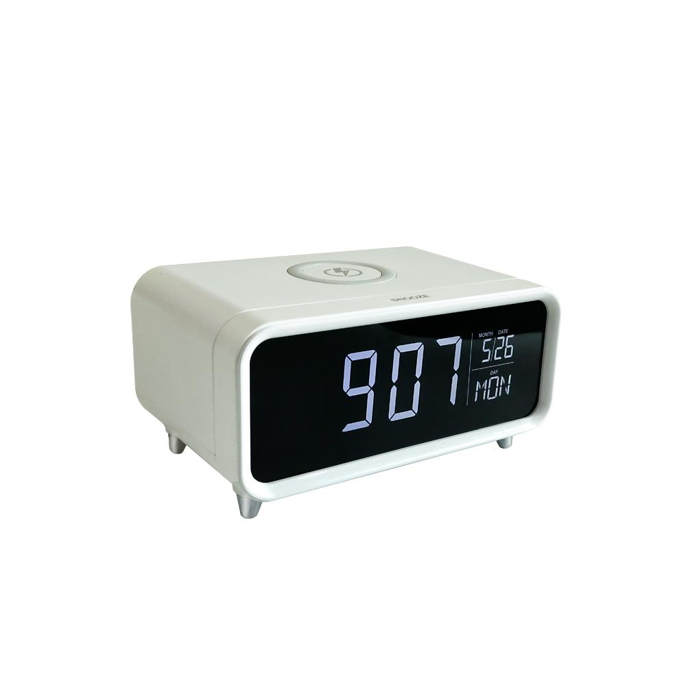 นาฬิกาดิจิทัล LED RIN 2150704022 6.6x3.4 นิ้ว สีขาว