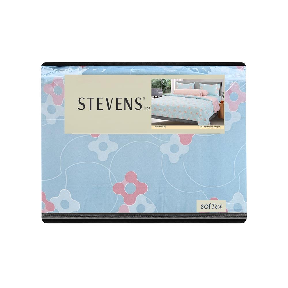 ชุดผ้าปูที่นอน 5 ฟุต (ชุด 6 ชิ้น) STEVENS SOFTEX PL88
