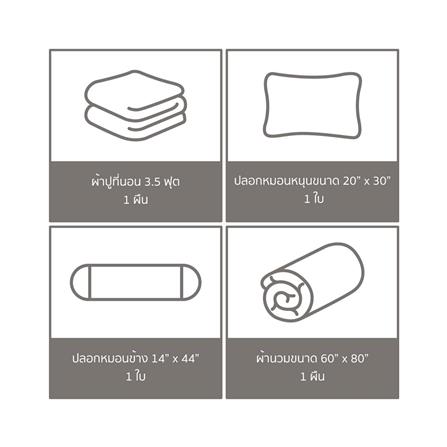 ชุดผ้าปูที่นอน 3.5 ฟุต (ชุด 4 ชิ้น) PERICO WE BARE BEARS P051_5