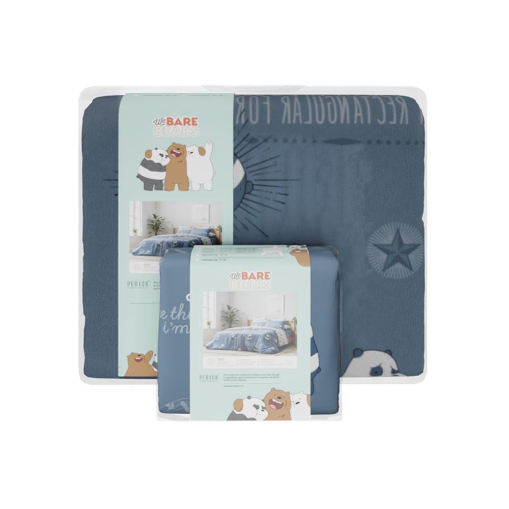 ชุดผ้าปูที่นอน 6 ฟุต (ชุด 6 ชิ้น) PERICO WE BARE BEARS P052