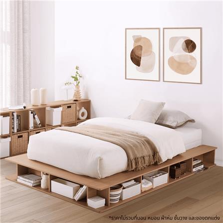 ชุดห้องนอน 3.5 ฟุต KONCEPT TOMO 59063885 สีแคชชูโอ๊ค_6