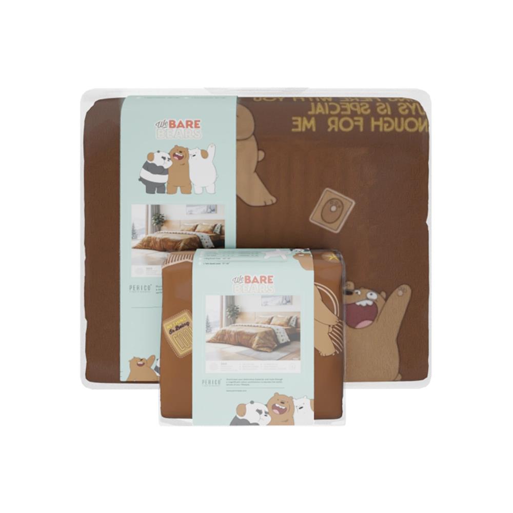 ชุดผ้าปูที่นอน 6 ฟุต (ชุด 6 ชิ้น) PERICO WE BARE BEARS P051