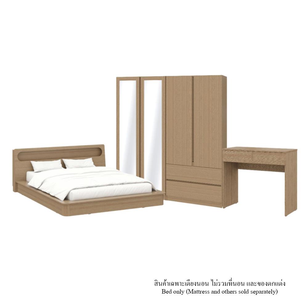ชุดห้องนอน 5 ฟุต KONCEPT TOMO 59064225 สีแคชชูโอ๊ค