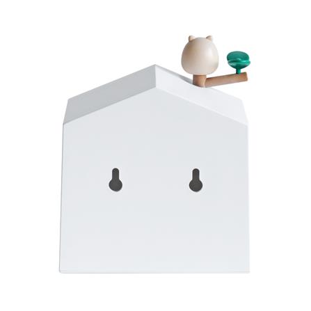กล่องทิชชู่ป๊อปอัพ MINIMAL SCULPT OWL FRIEND สีขาว_1